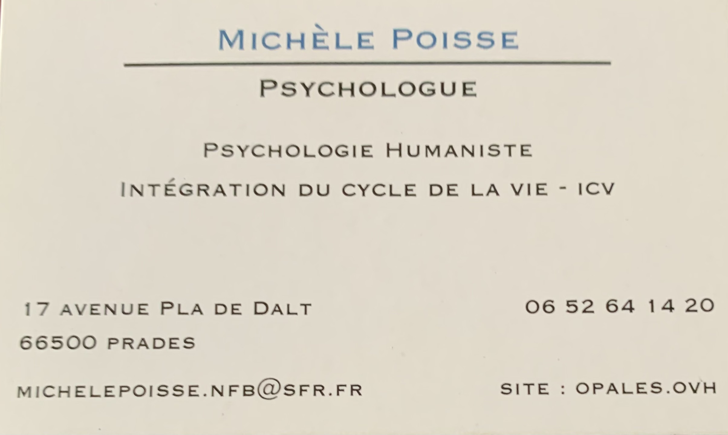 carte michele poisse